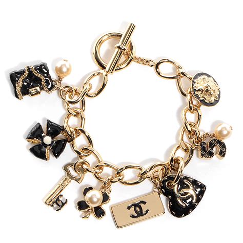 chanel wristband|chanel charm bracelet for sale.